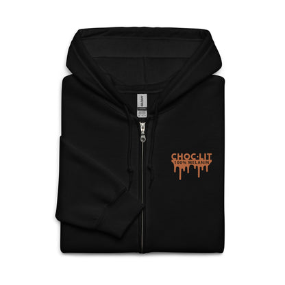 Choc - Lit Heavy Blend Zip Hoodie