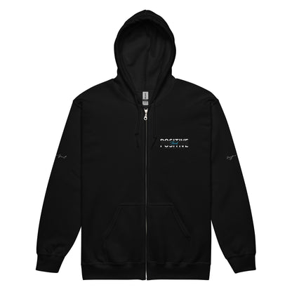 Think Positive Unisex Heavy Blend Zip Hoodie