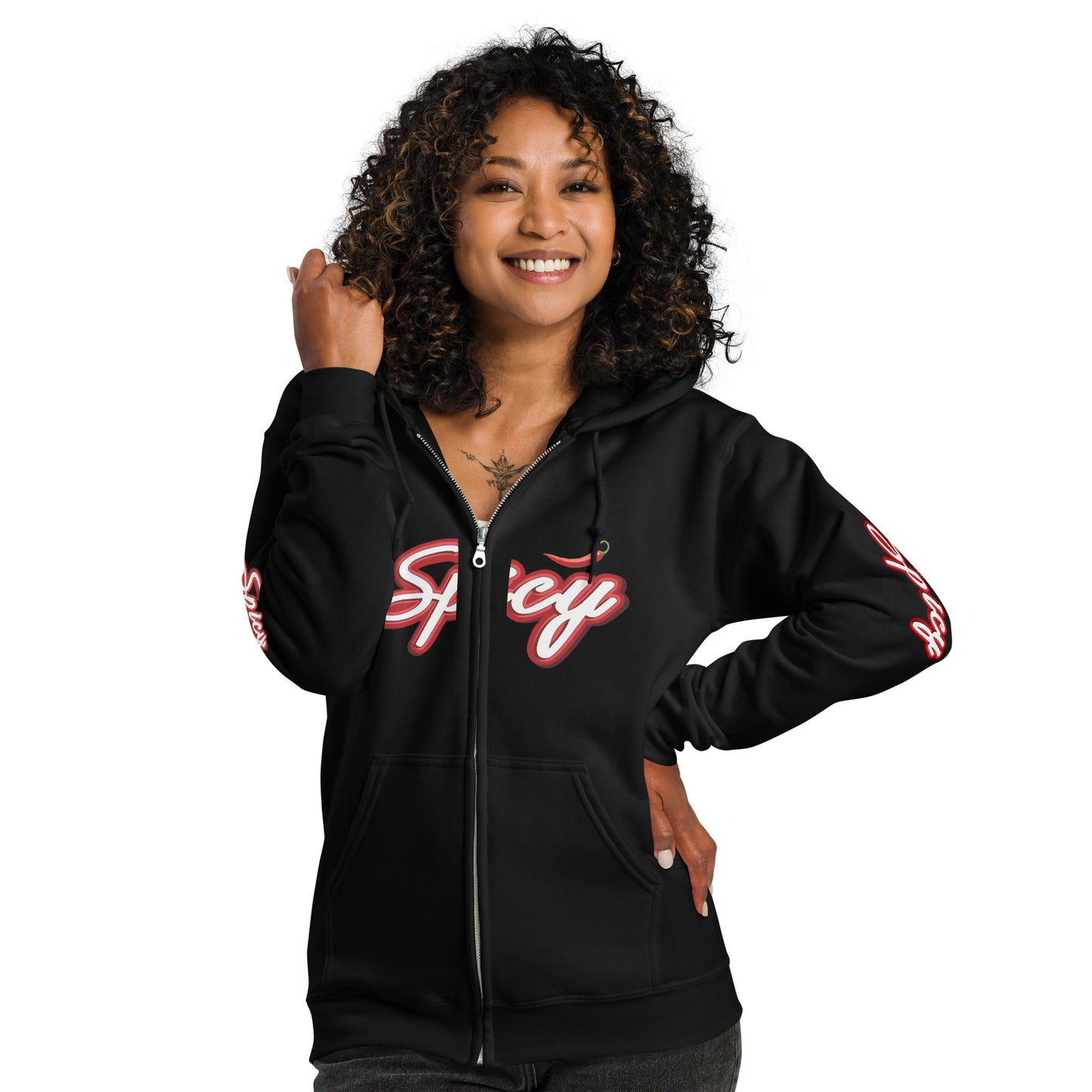 Spicy Unisex heavy blend zip hoodie