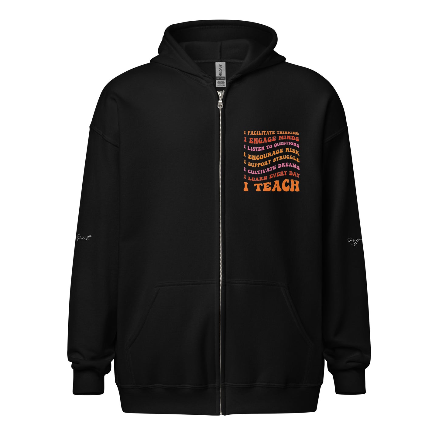 Free Thought Unisex heavy blend zip hoodie