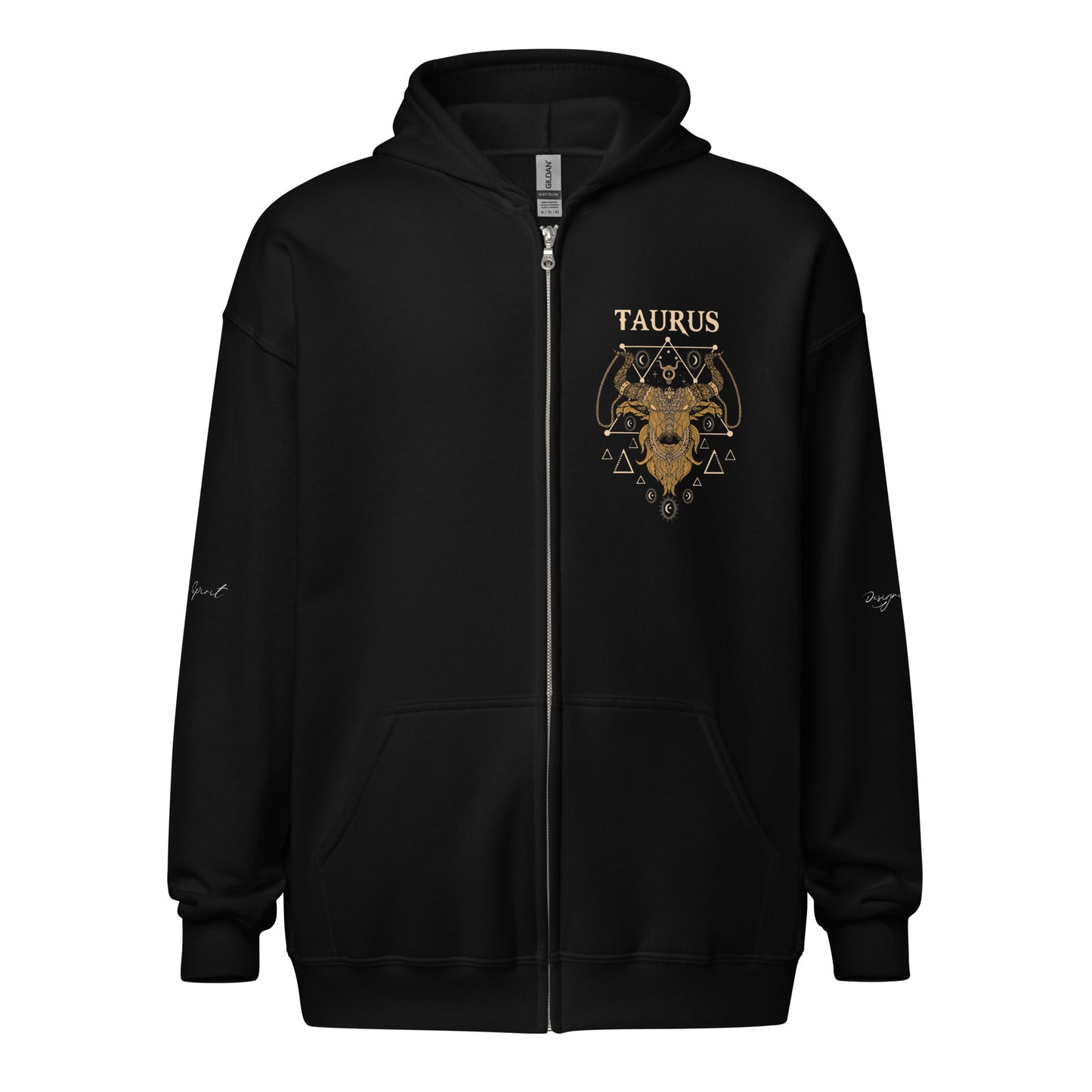 Taurus Heavy Blend Zip Unisex Hoodie