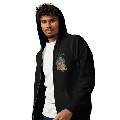 Virgo Heavy Blend Zip Unisex Hoodie