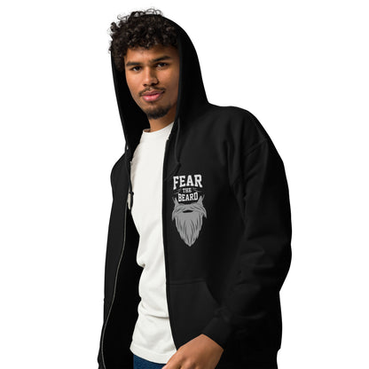 Fear the Beard heavy blend zip hoodie