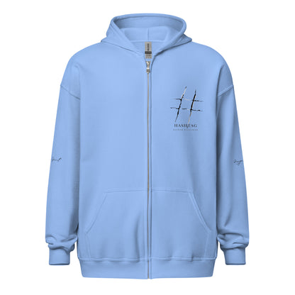 Hashtag Unisex heavy blend zip hoodie