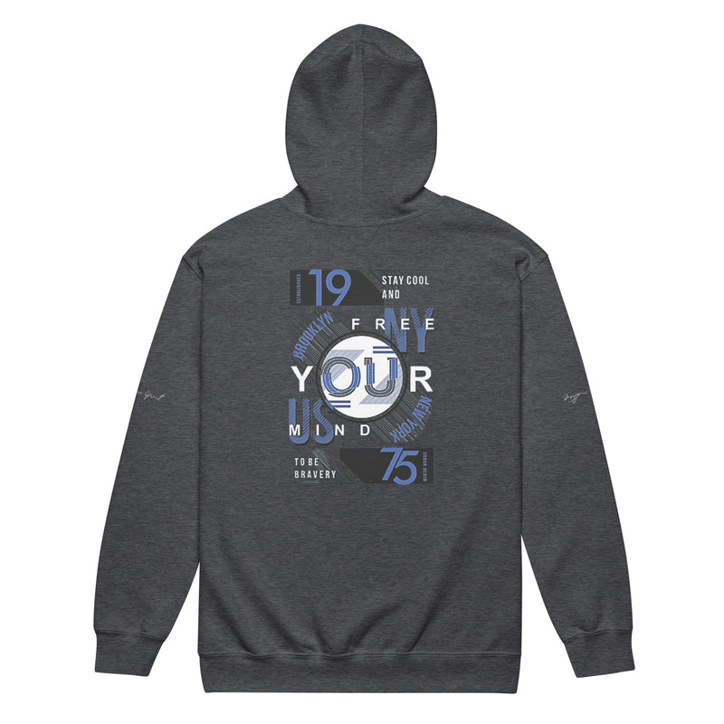 Free Your Mind Unisex heavy blend zip hoodie