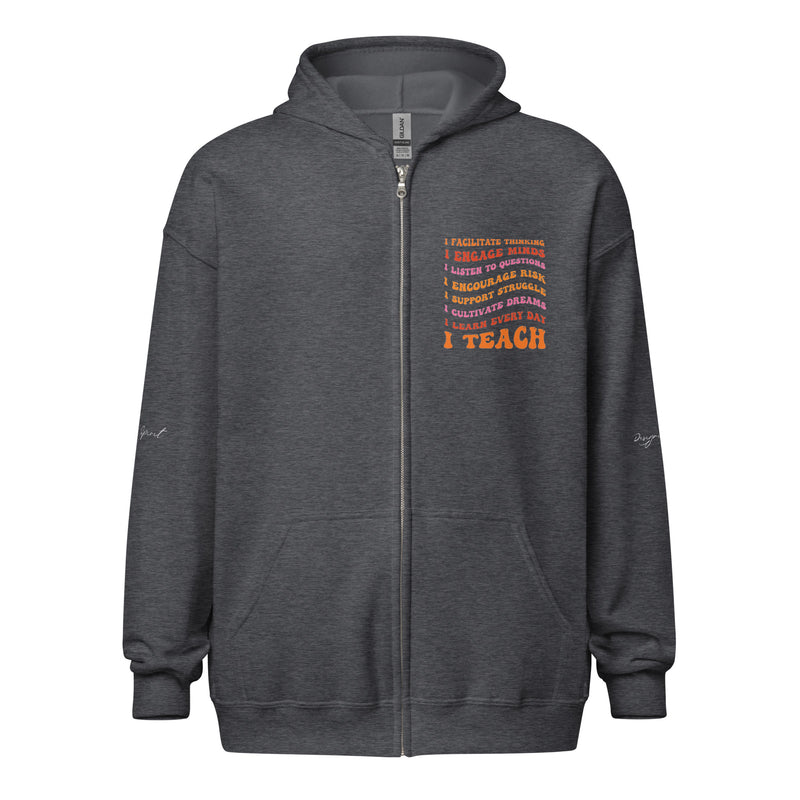 Free Thought Unisex heavy blend zip hoodie