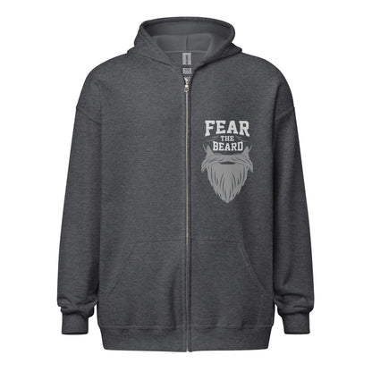 Fear the Beard heavy blend zip hoodie