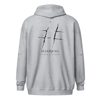 Hashtag Unisex heavy blend zip hoodie