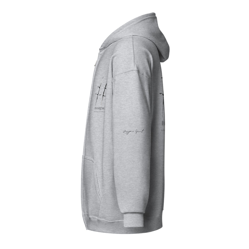 Hashtag Unisex heavy blend zip hoodie