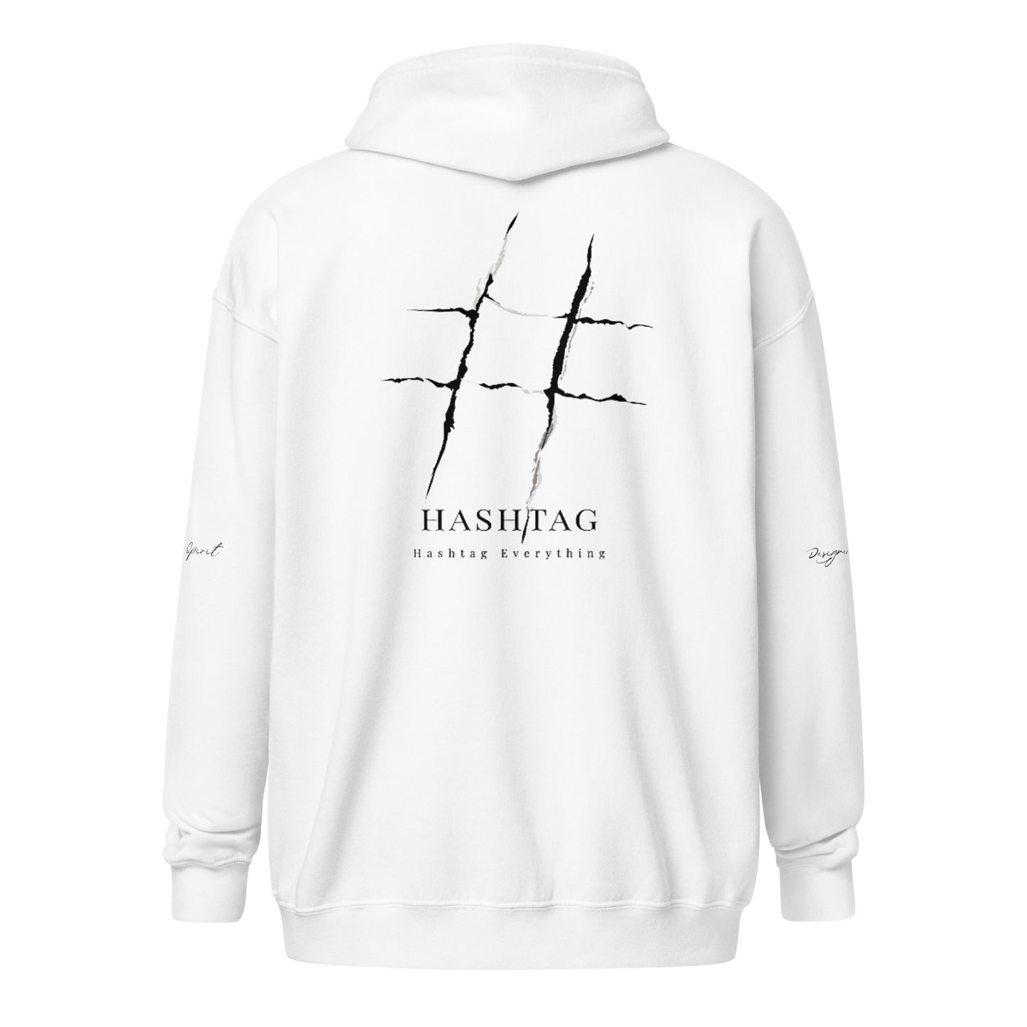 Hashtag Unisex heavy blend zip hoodie