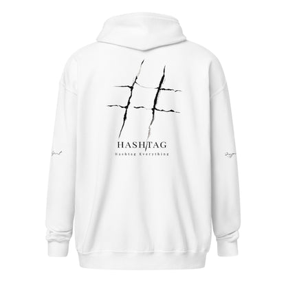 Hashtag Unisex heavy blend zip hoodie