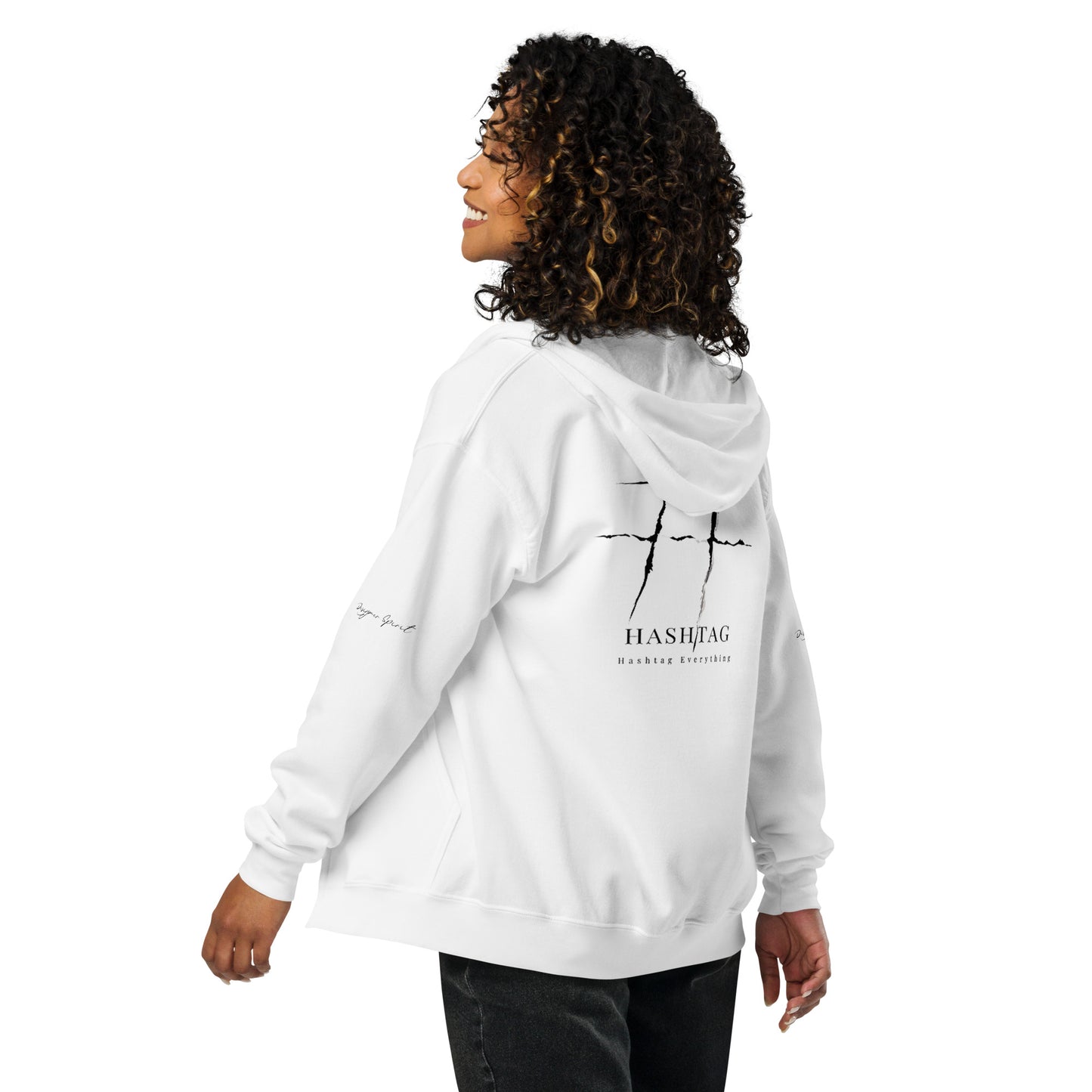 Hashtag Unisex heavy blend zip hoodie