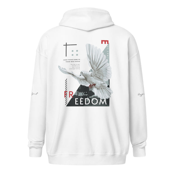 Freedom Hustle Unisex heavy blend zip hoodie