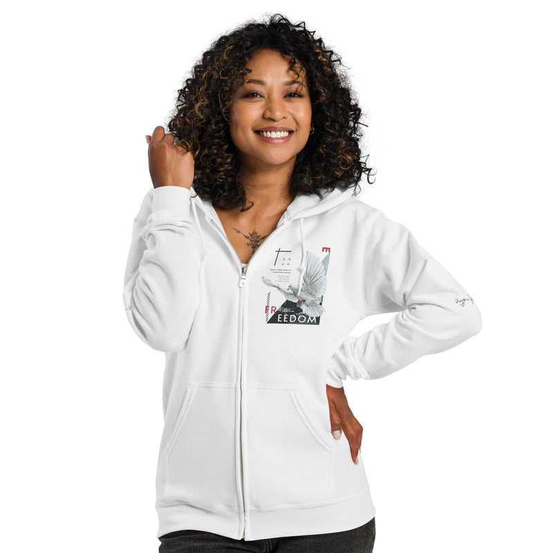 Freedom Hustle Unisex heavy blend zip hoodie