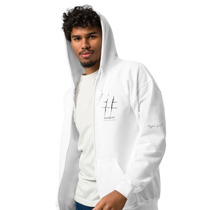 Hashtag Unisex heavy blend zip hoodie