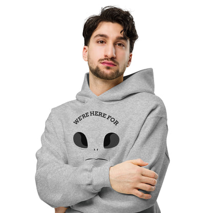 Here for the Treats Unisex oversized hoodie