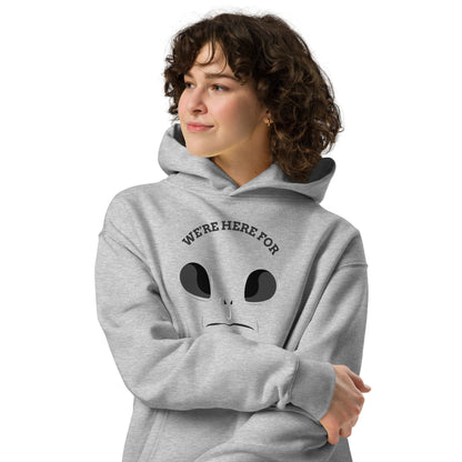 Here for the Treats Unisex oversized hoodie