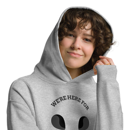 Here for the Treats Unisex oversized hoodie