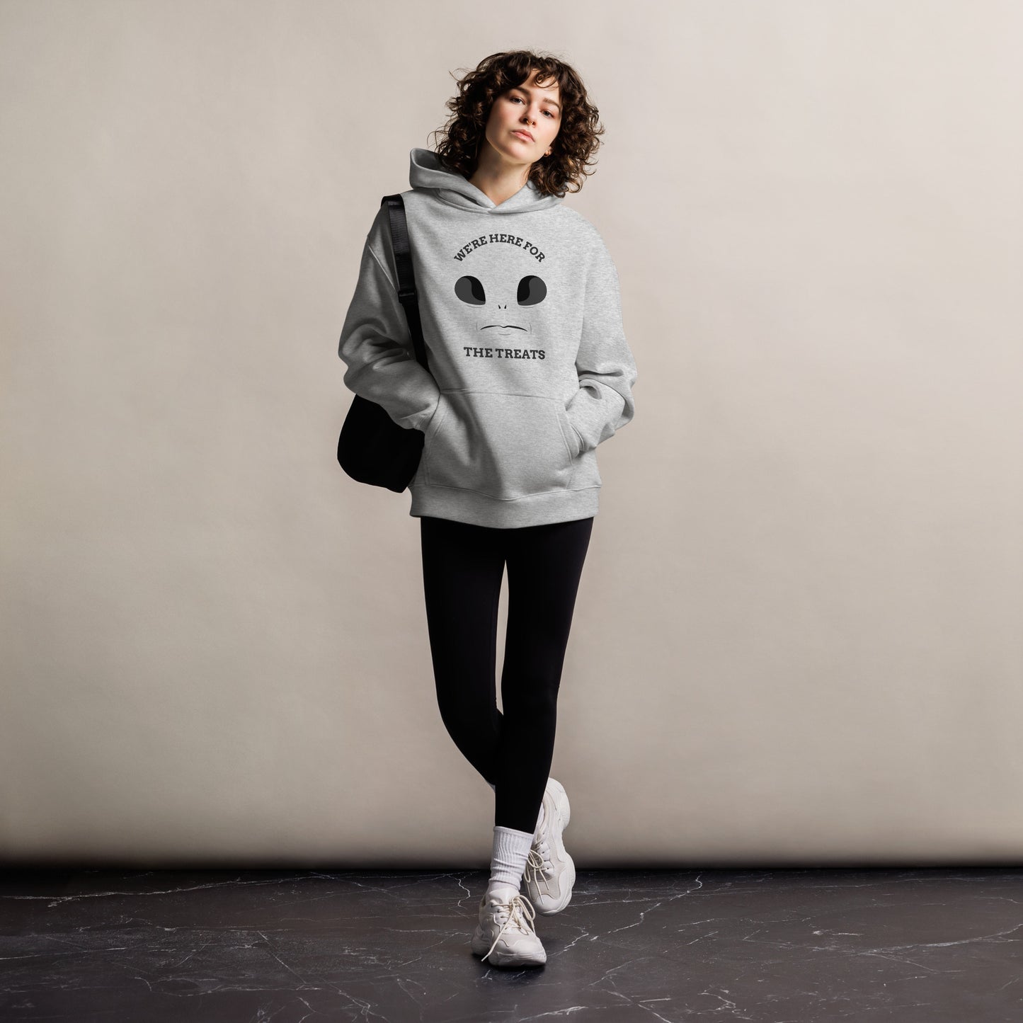 Here for the Treats Unisex oversized hoodie