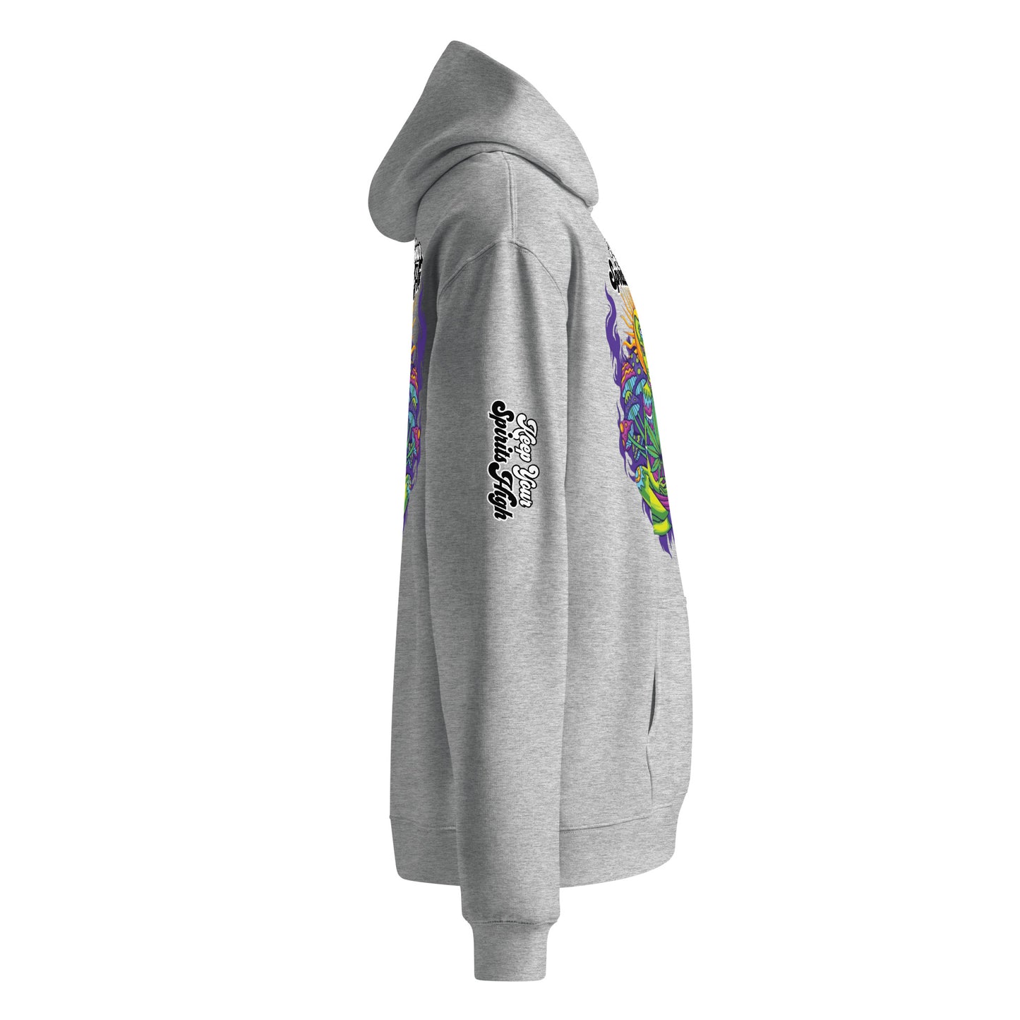 Keep Your Spirits High Unisex oversized hoodie