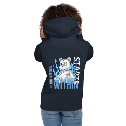 Happiness Starts Within Unisex Hoodie