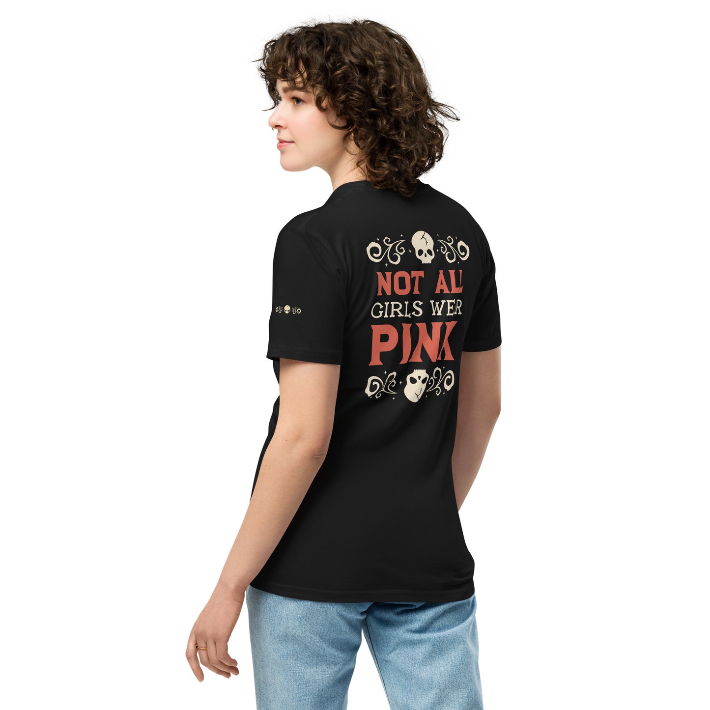 Not all girls wear pink Unisex premium t-shirt