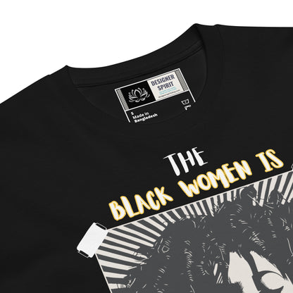 The Black Women is God Unisex premium t-shirt