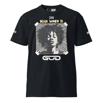 The Black Women is God Unisex premium t-shirt