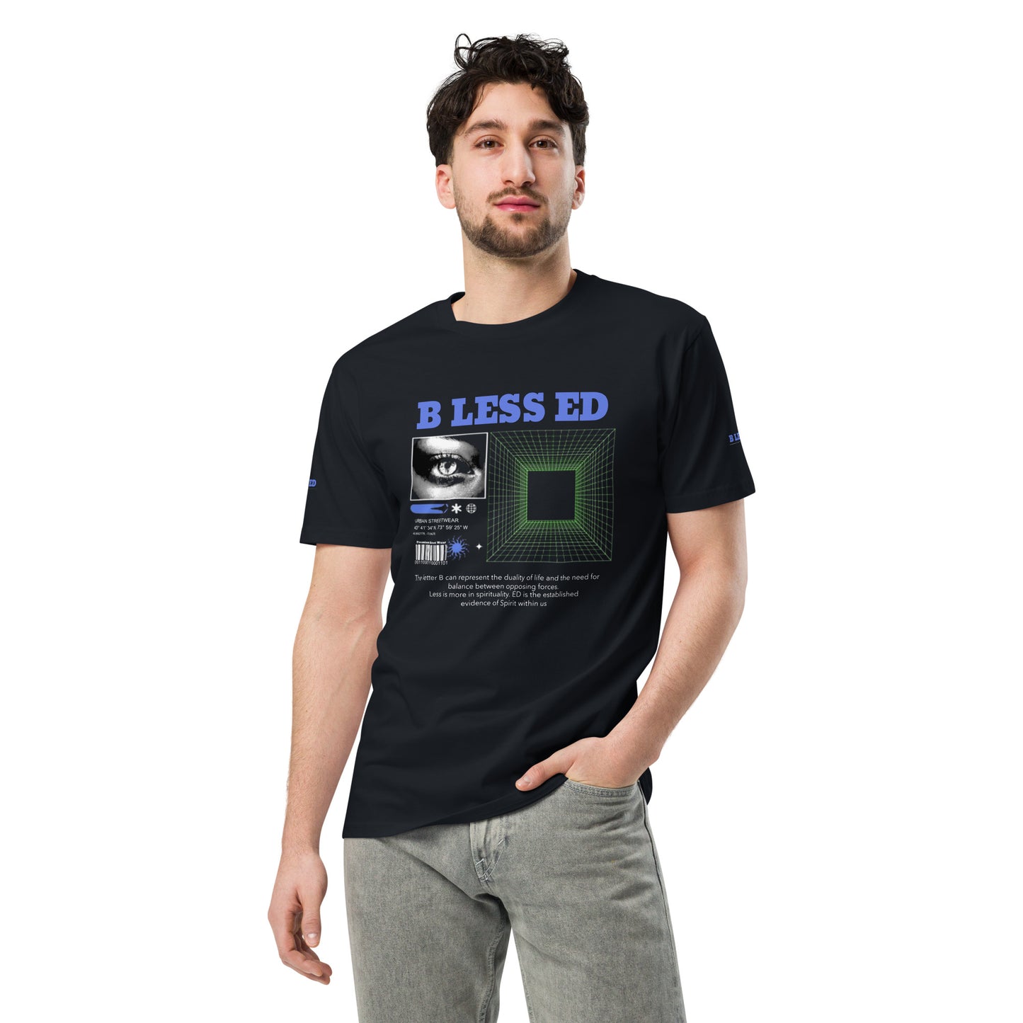 B LESS ED Unisex premium t-shirt