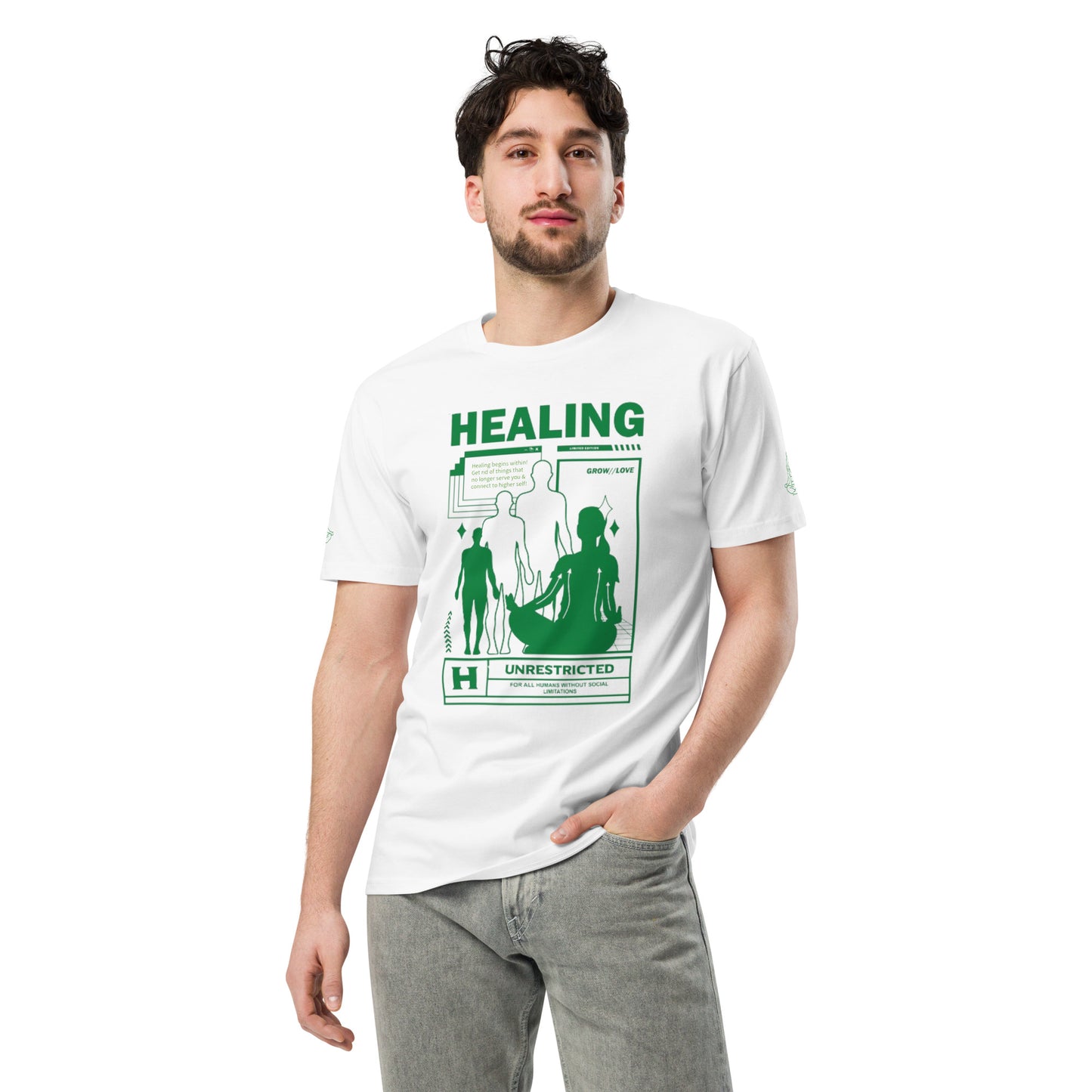 Healing Begins Within Unisex premium t-shirt