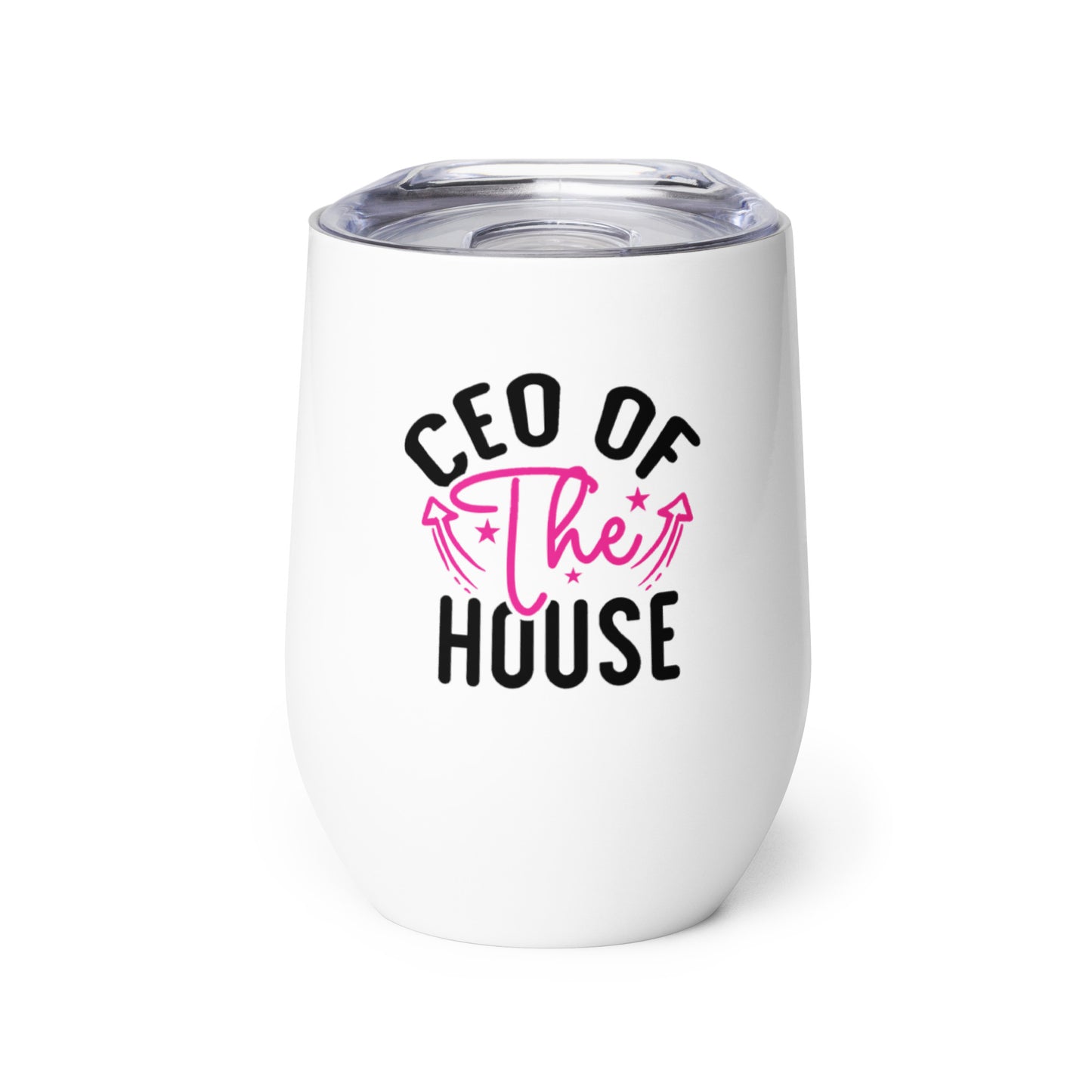 CEO of the House Wine tumbler