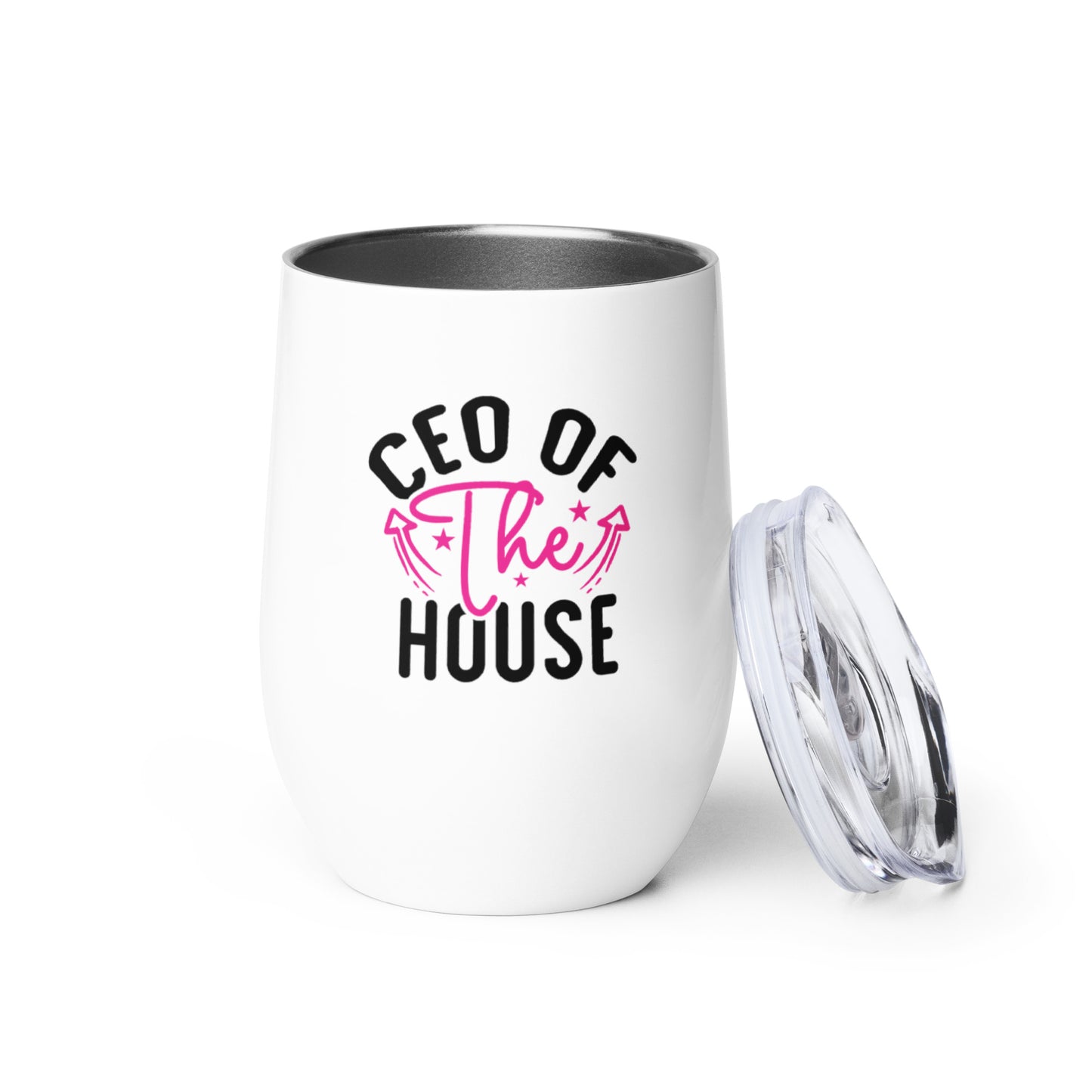 CEO of the House Wine tumbler