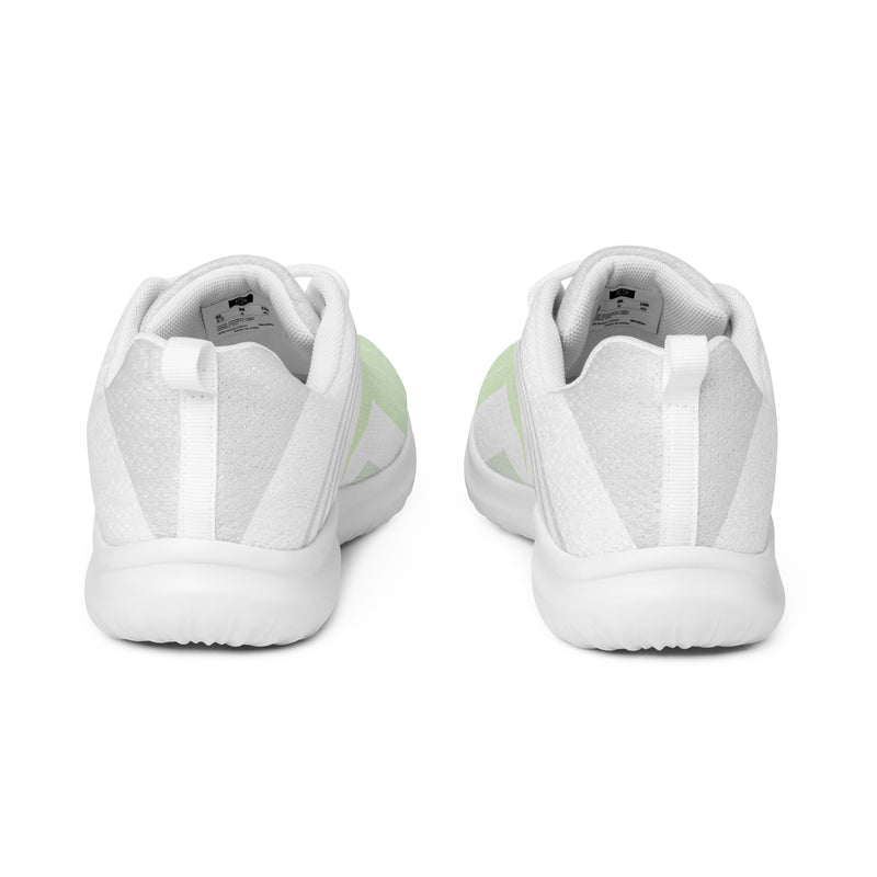 Lime Green Stripped Women’s athletic sneakers
