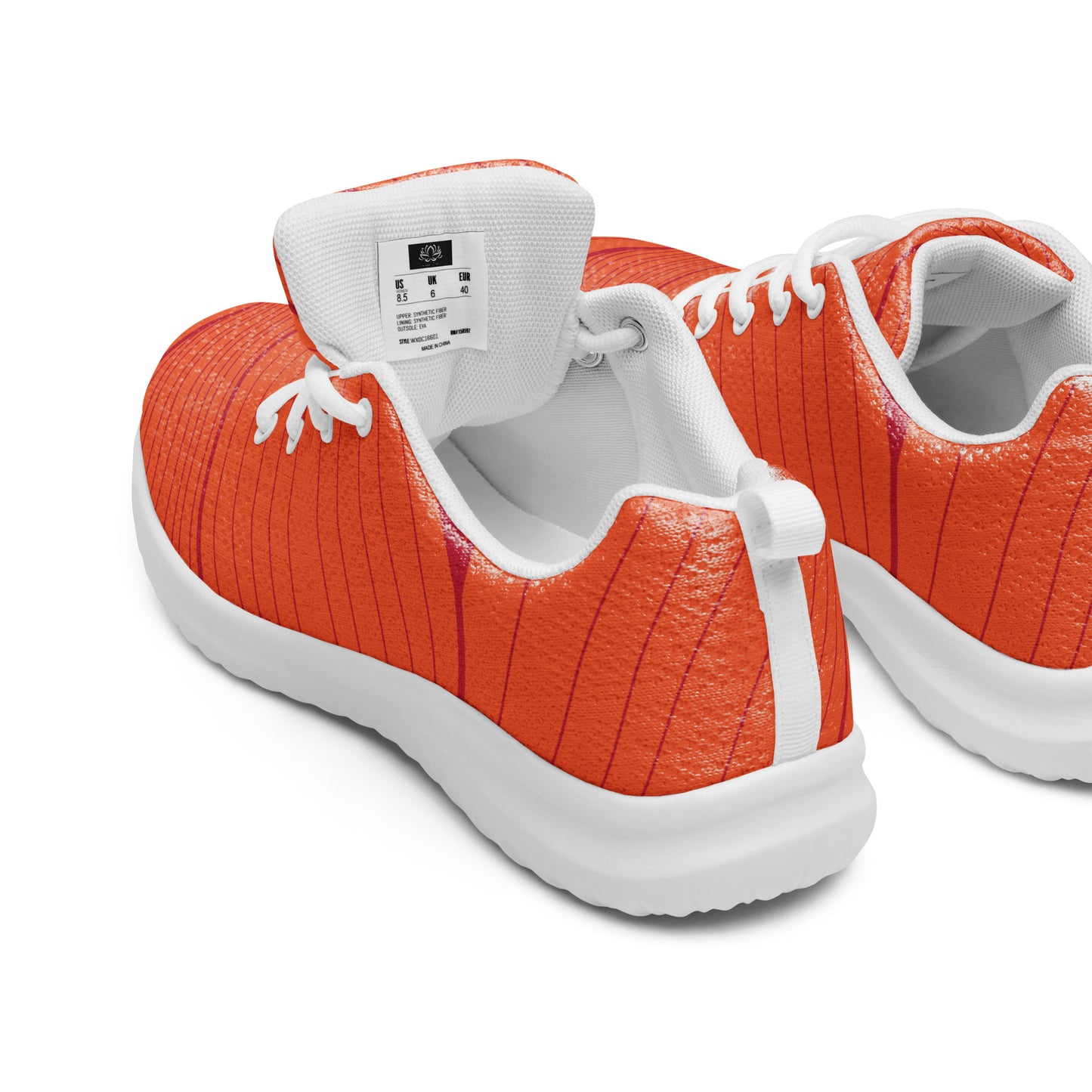 Orange Design Women’s athletic sneakers