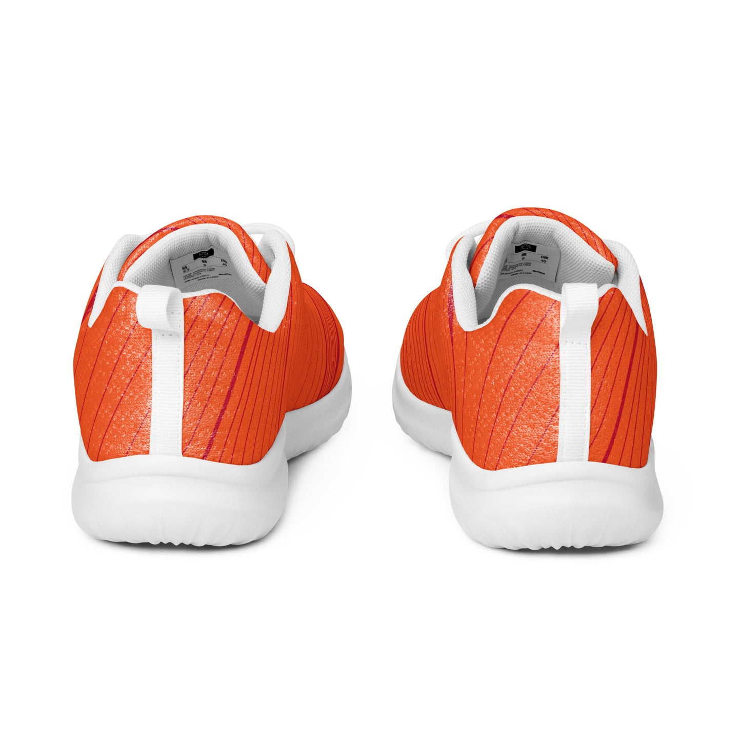 Orange Design Women’s athletic sneakers