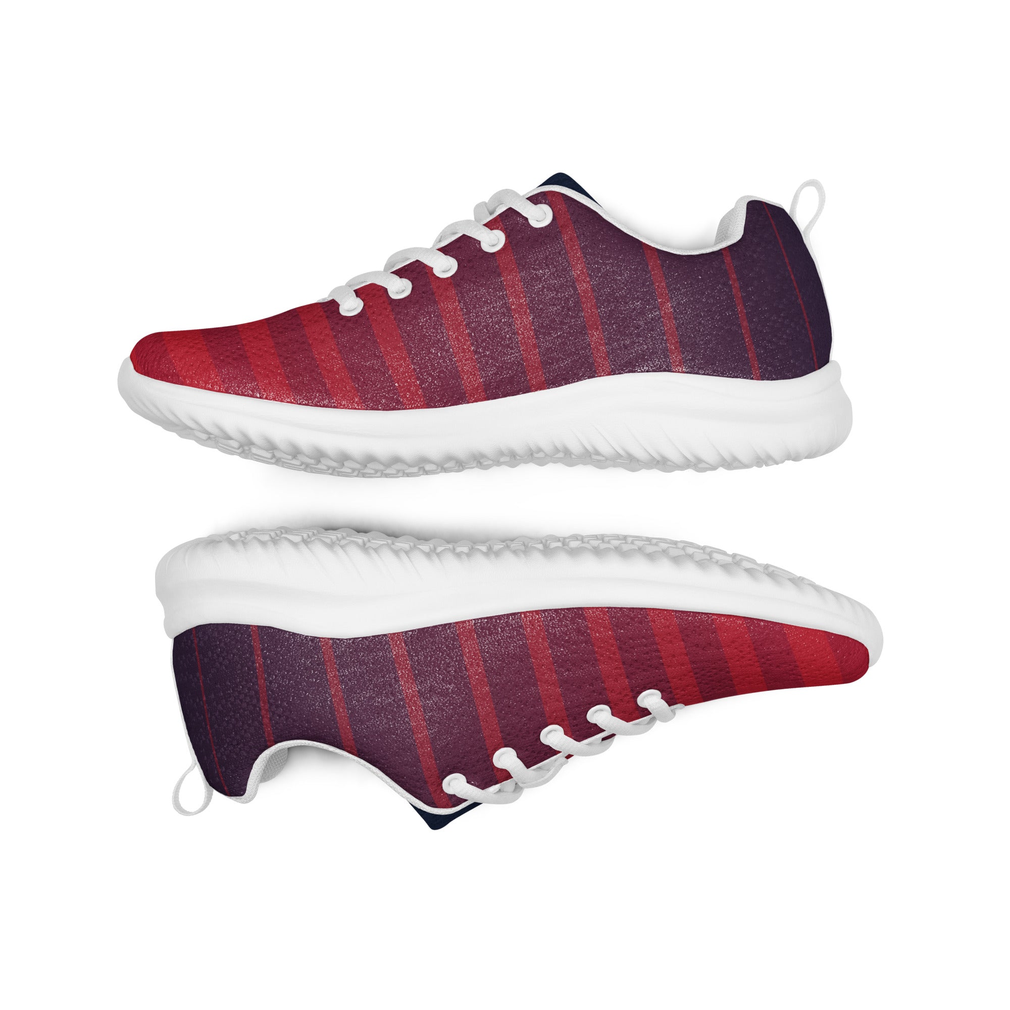 Burgendy Print Women’s athletic sneakers