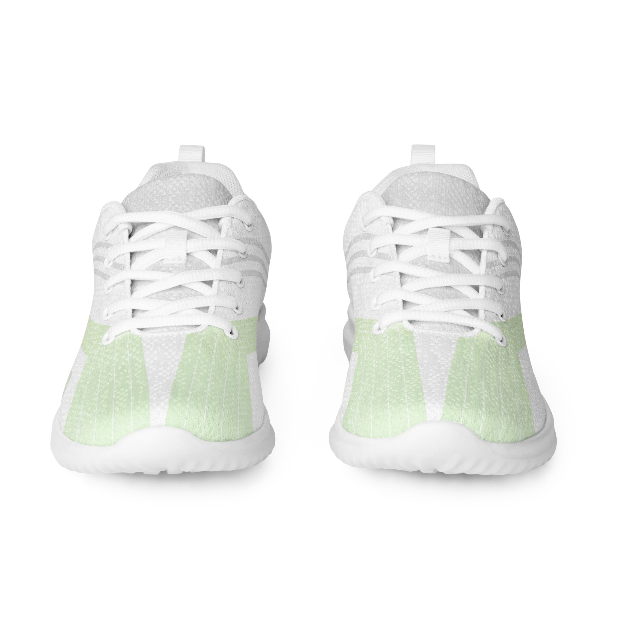 Lime Green Stripped Women’s athletic sneakers