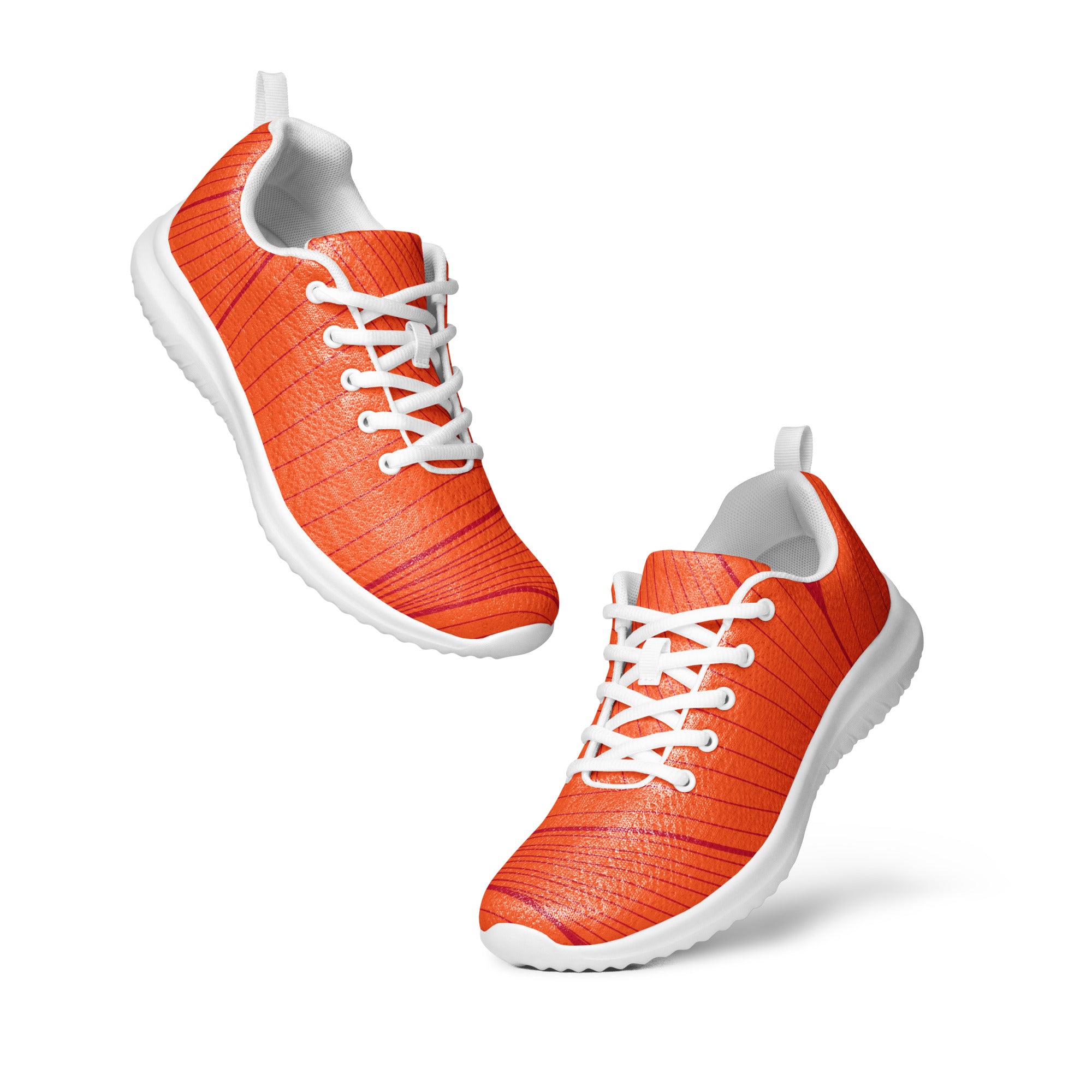 Orange Design Women’s athletic sneakers