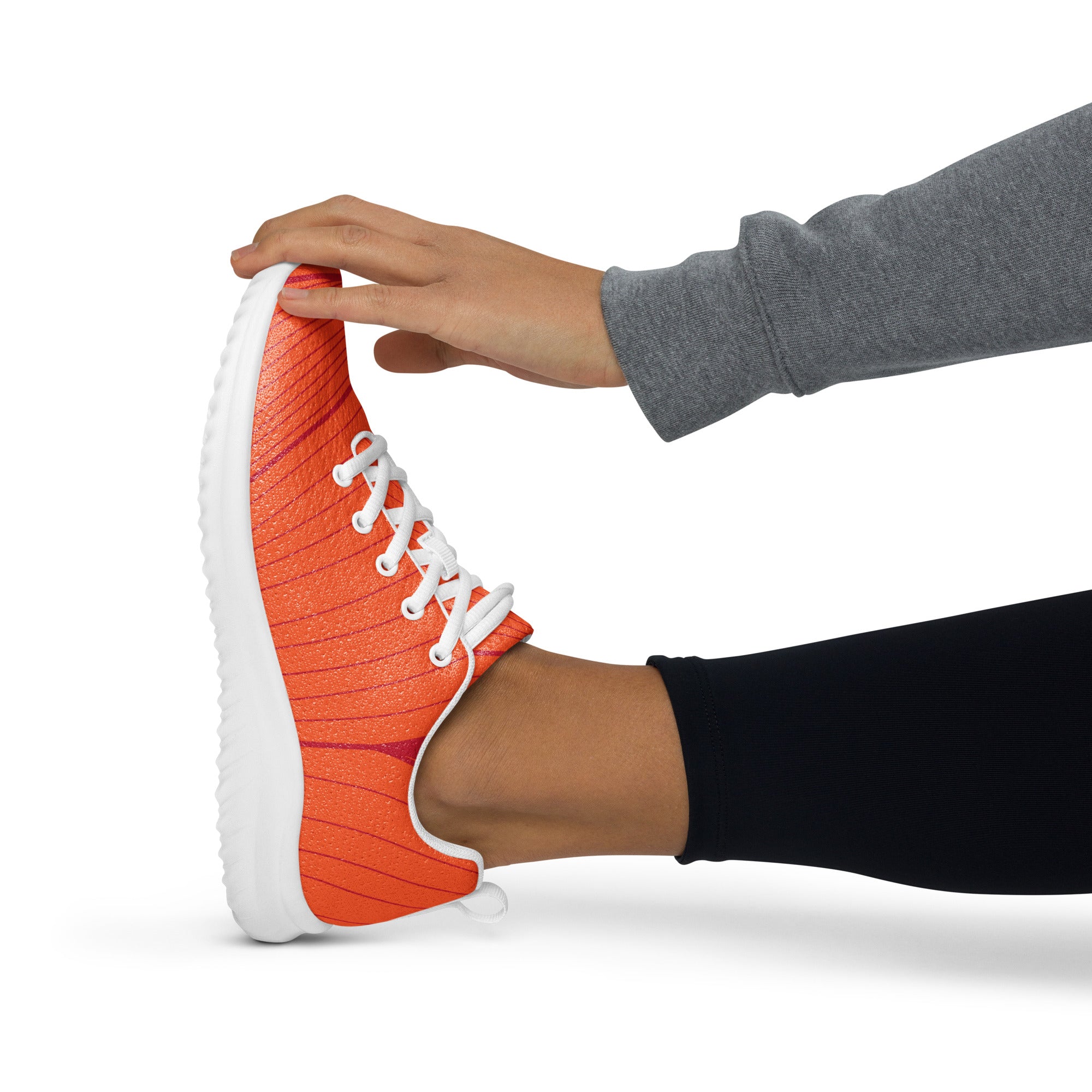 Orange Design Women’s athletic sneakers