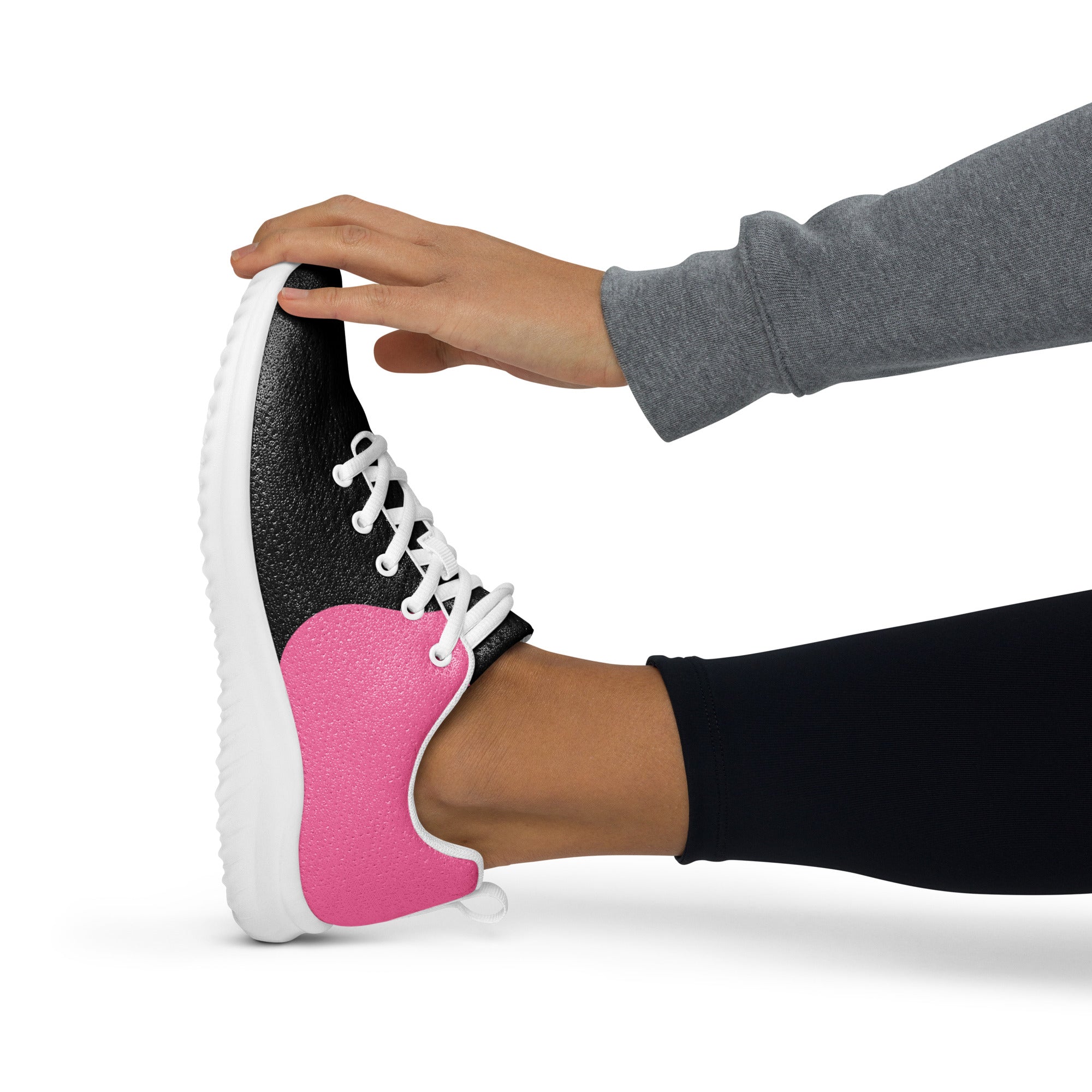 Pink and Black Women’s athletic sneakers