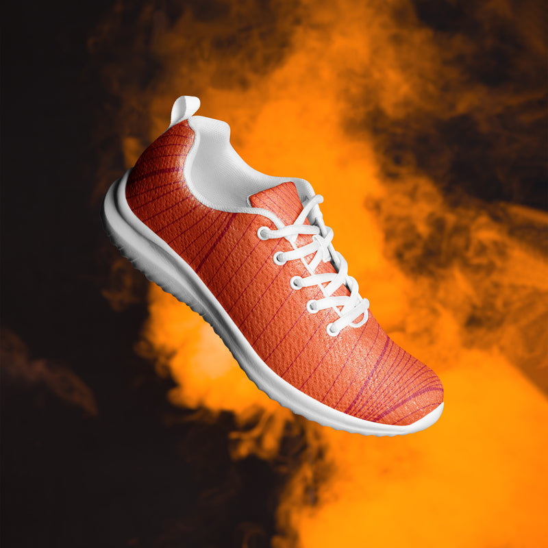 Orange Design Women’s athletic sneakers