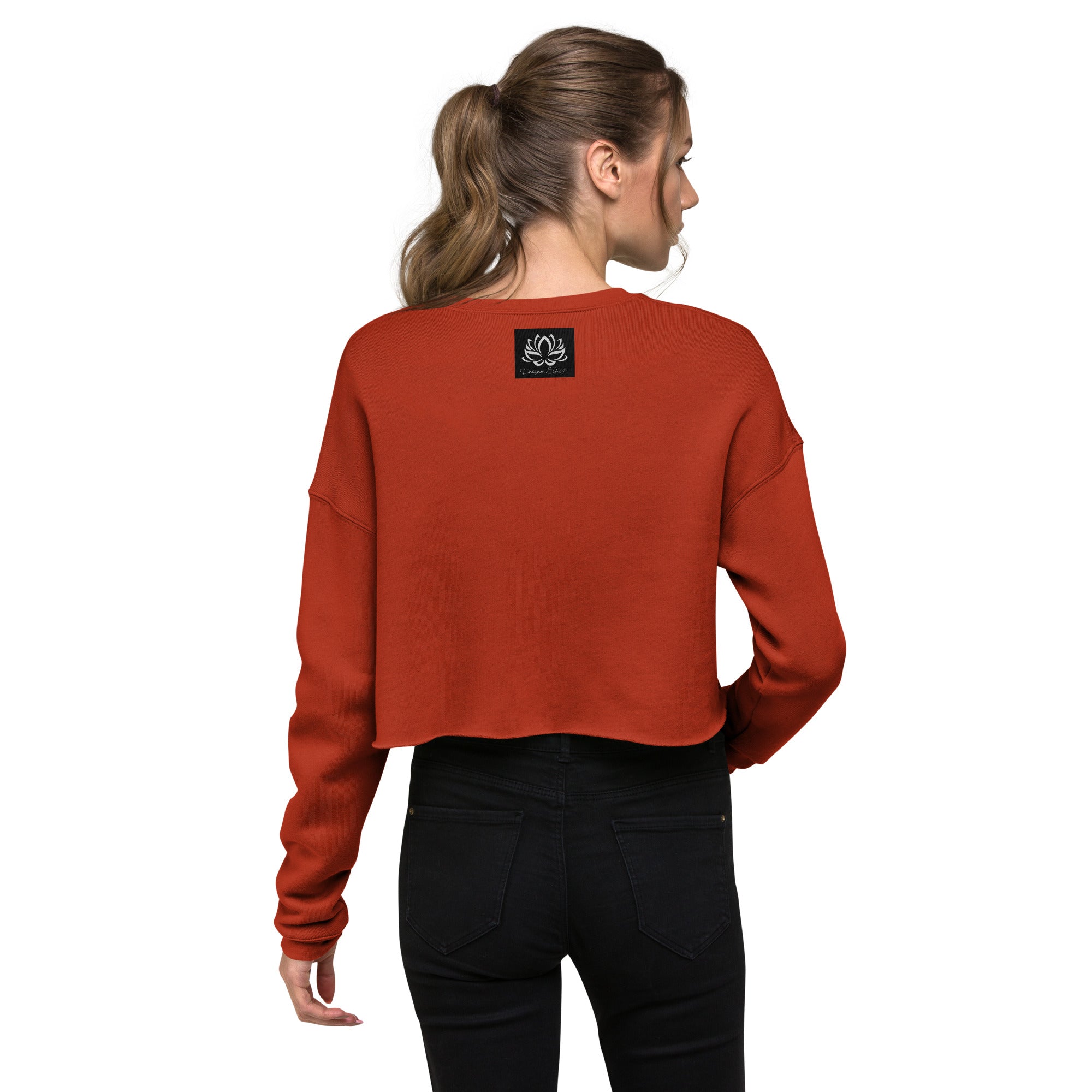 Women's Designer Spirit Crop Sweatshirt