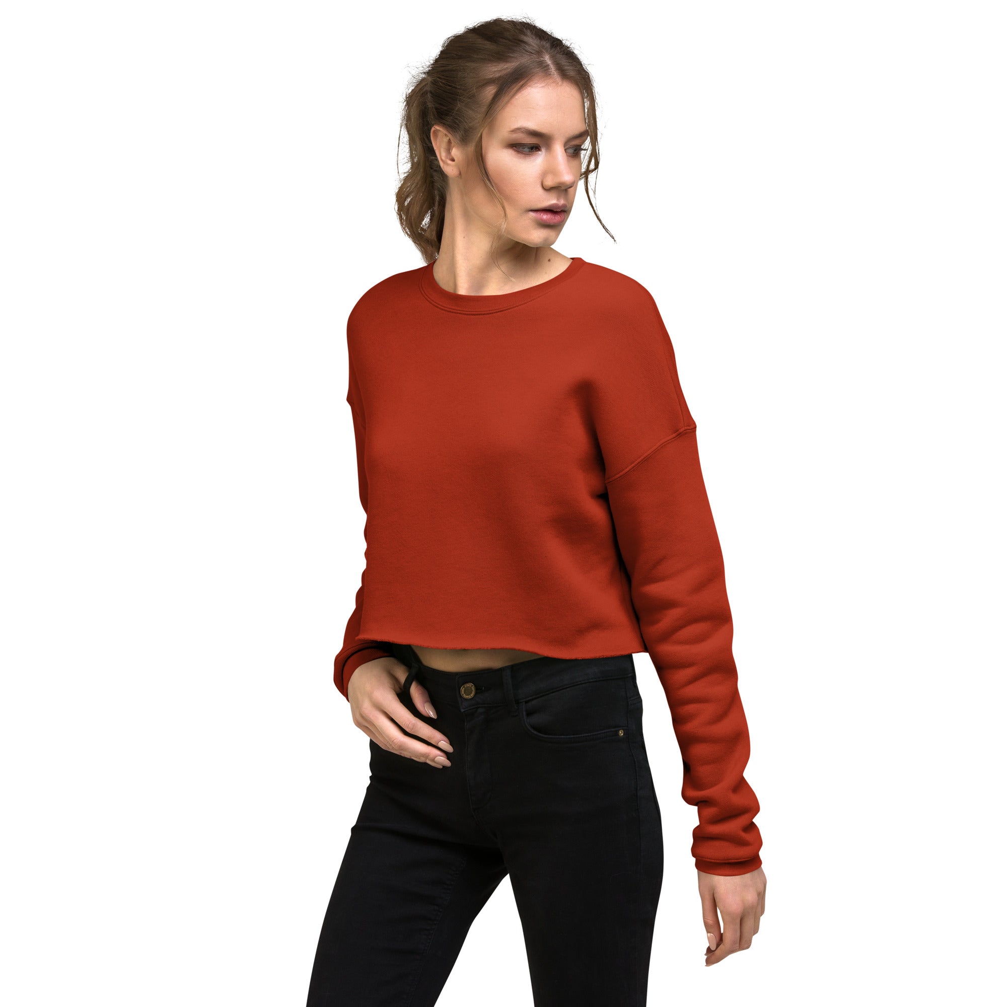 Women's Designer Spirit Crop Sweatshirt