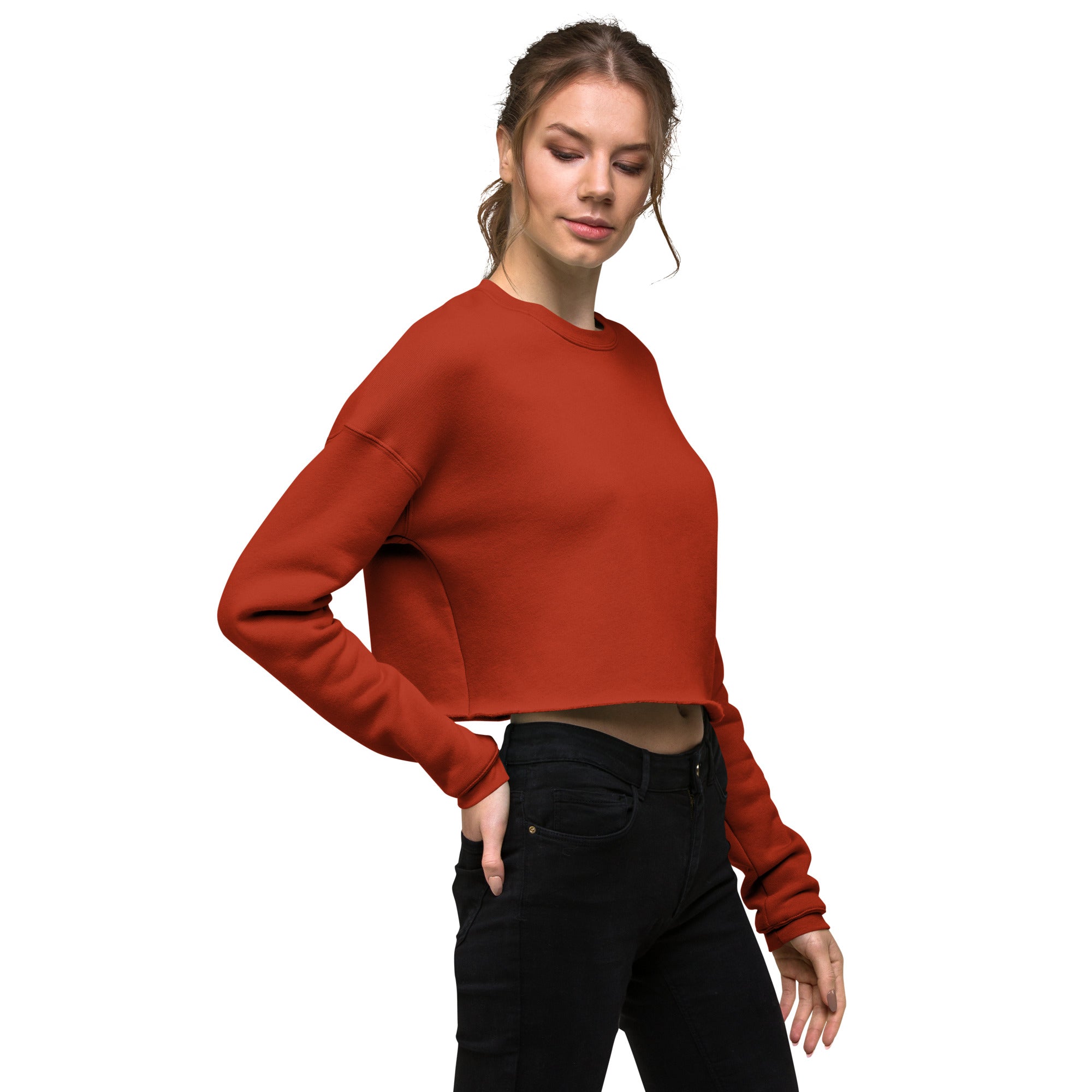 Women's Designer Spirit Crop Sweatshirt