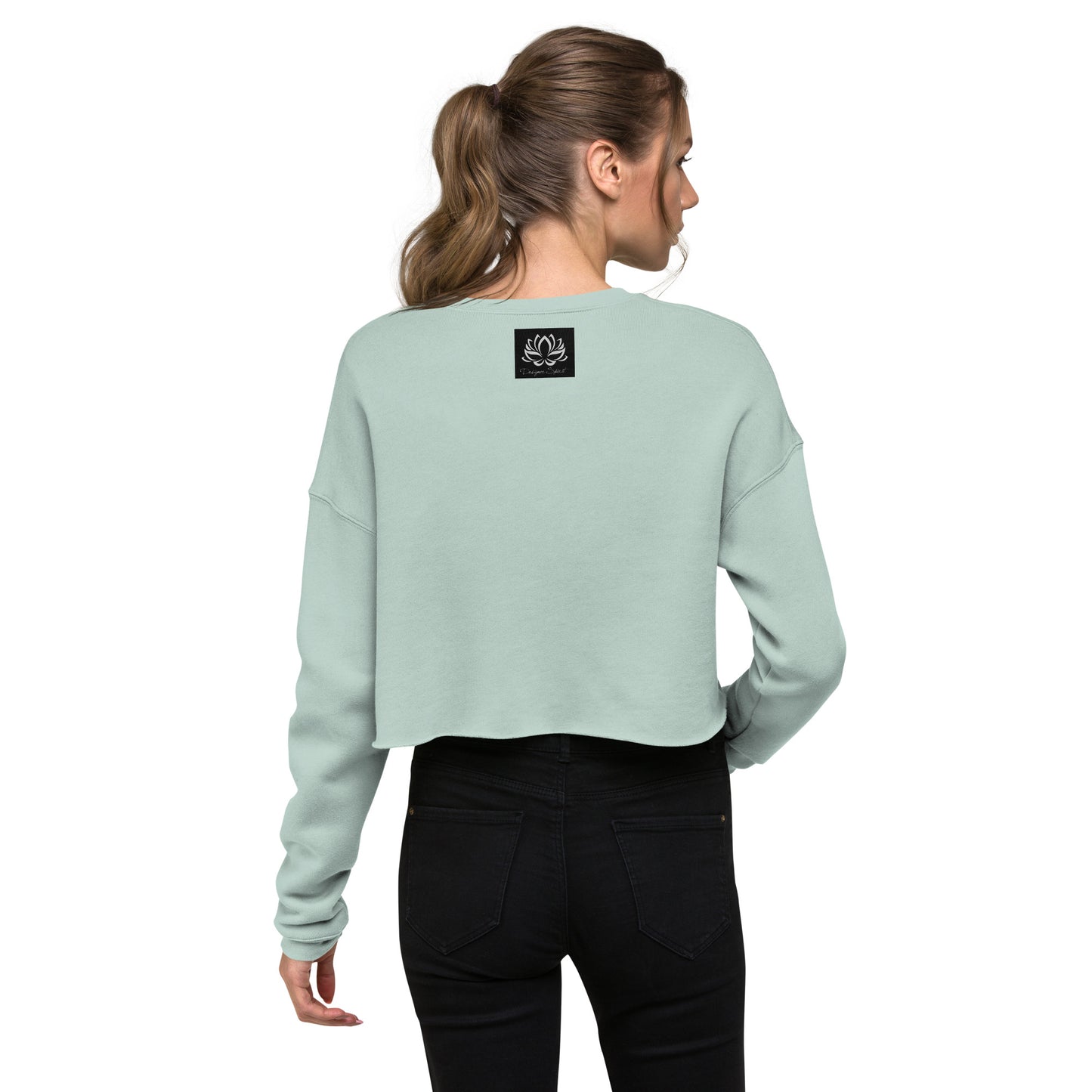 Women's Designer Spirit Crop Sweatshirt