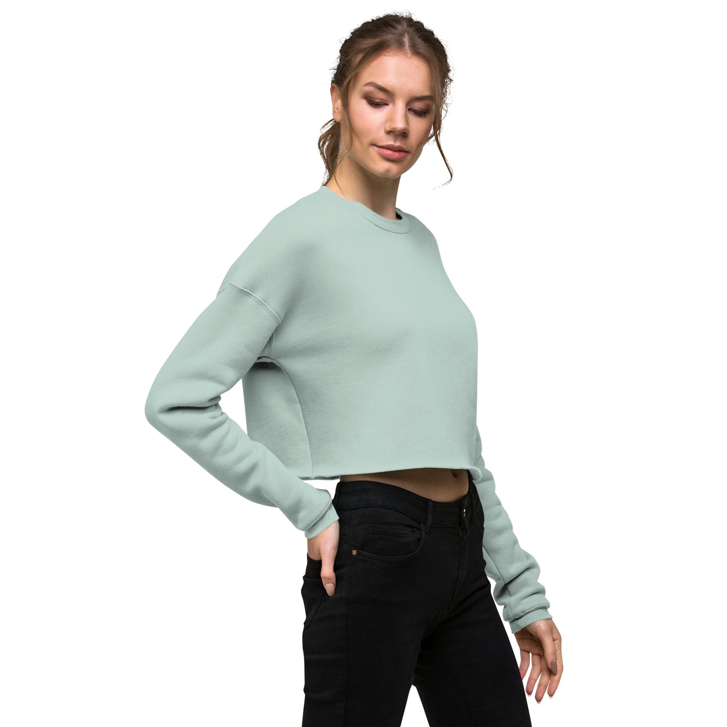 Women's Designer Spirit Crop Sweatshirt