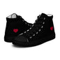 Self Love Women’s high top canvas shoes