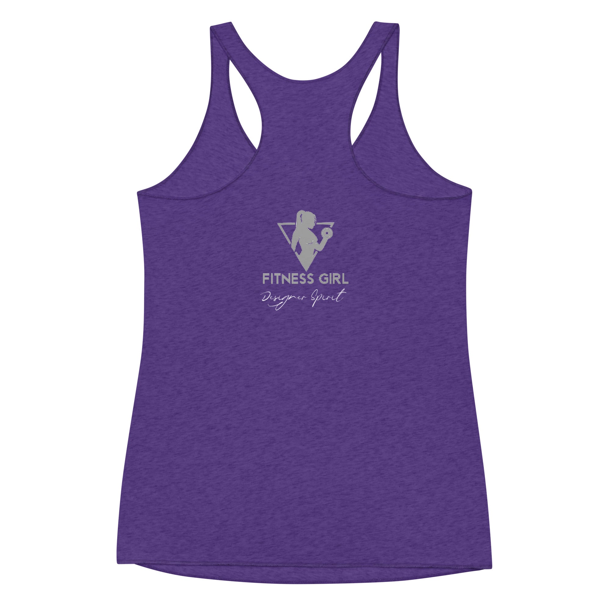 Purple and Gray Women's Racerback Tank