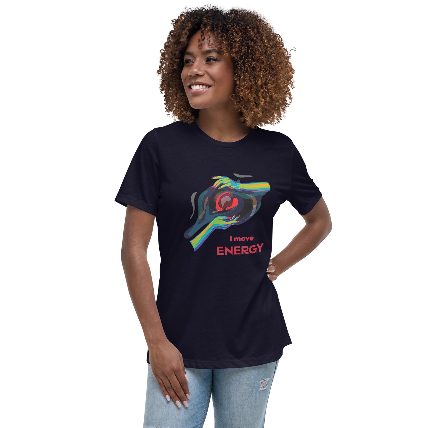 I Move Energy Graphic Relaxed Tee