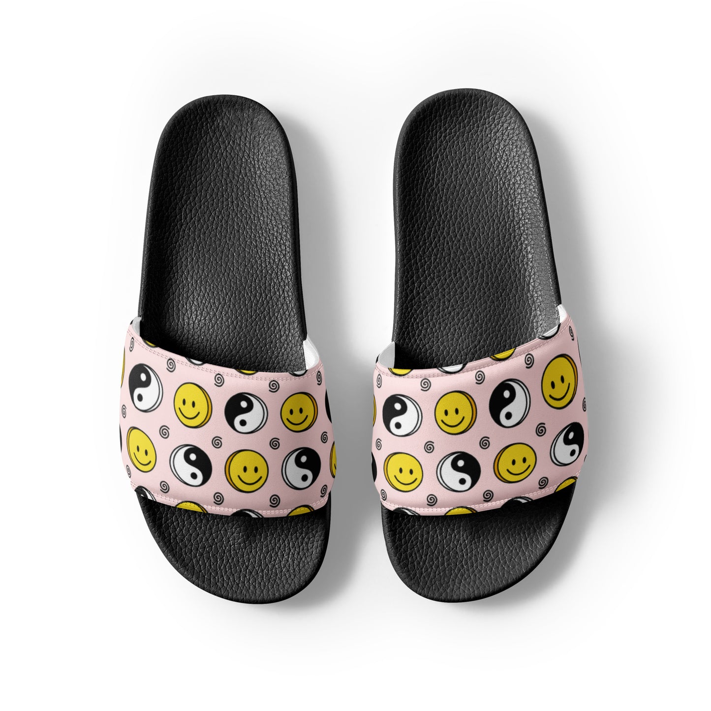 Smiley Ying Yang Women's slides